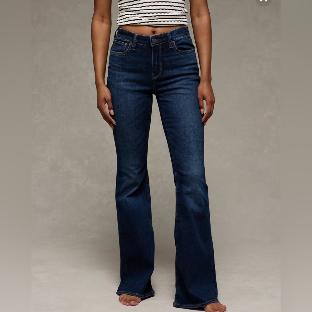 American Eagle Dark Wash Favorite Boyfriend Jeans